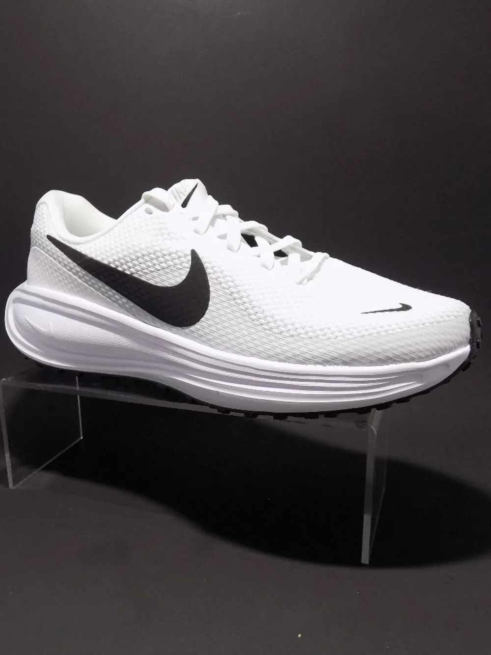 Nike Revolution 8 White/Black Platinum Shoe - Women's Size 7.5